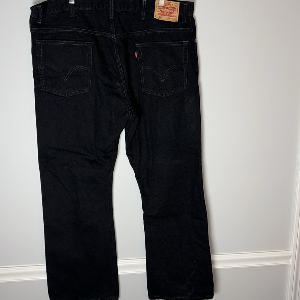 Levi’s Black Bootcut 517 42x30 - Picture 2 of 5